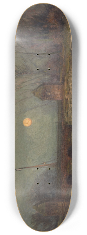 Jacques Rosseels - Moonlight 8.25 inch art skate deck