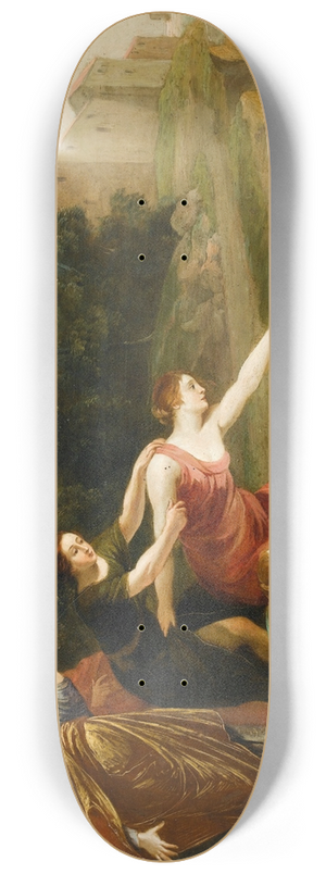 Jacques Stella - The Finding Of Moses 8.25 inch art skate deck