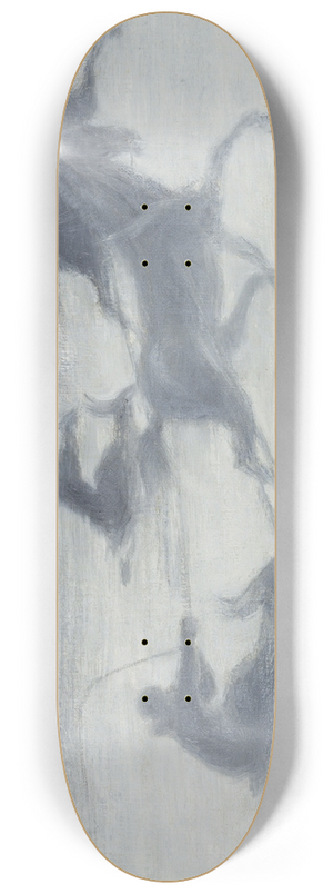 J.A.G. Acke - Sleighing on the Ice 8.25 inch art skate deck