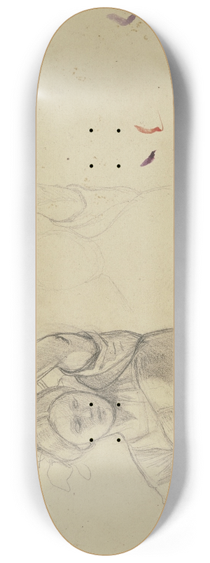 Jakob Becker - Grape picker (female) 8.25 inch art skate deck