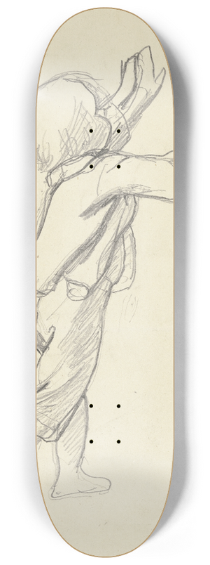 Jakob Becker - Running boy 8.25 inch art skate deck