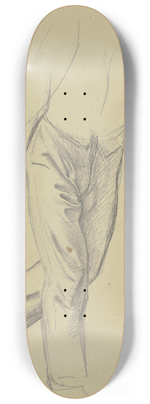 Jakob Becker - Striding man 8.25 inch art skate deck