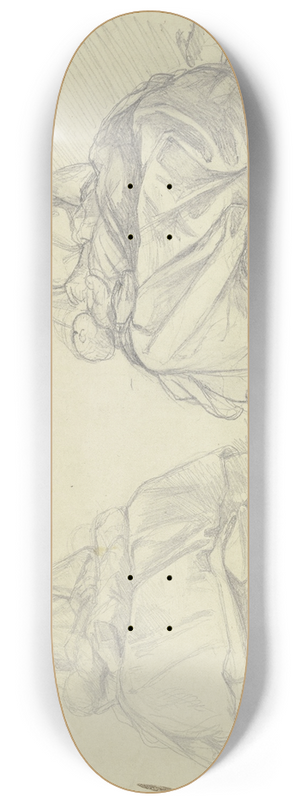 Jakob Becker - Studienblatt; Mutter mit Kind 8.25 inch art skate deck