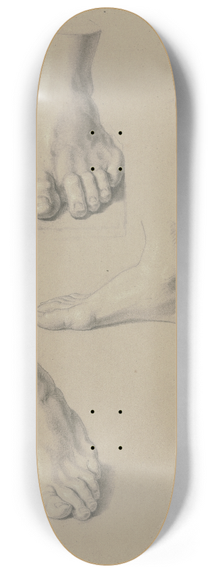 Jakob Becker - Study sheet; feet 8.25 inch art skate deck
