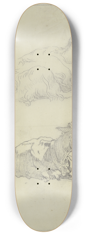 Jakob Becker - Two goats 8.25 inch art skate deck