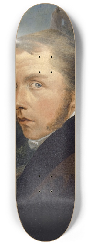 Jakob Christoph Miville - Self-Portrait 8.25 inch art skate deck