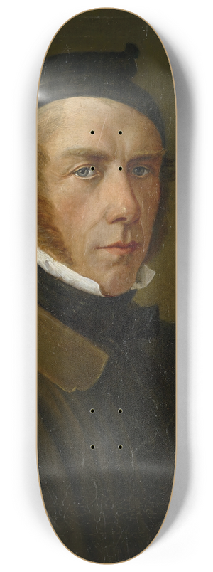 Jakob Christoph Miville - Self-Portrait 8.25 inch art skate deck