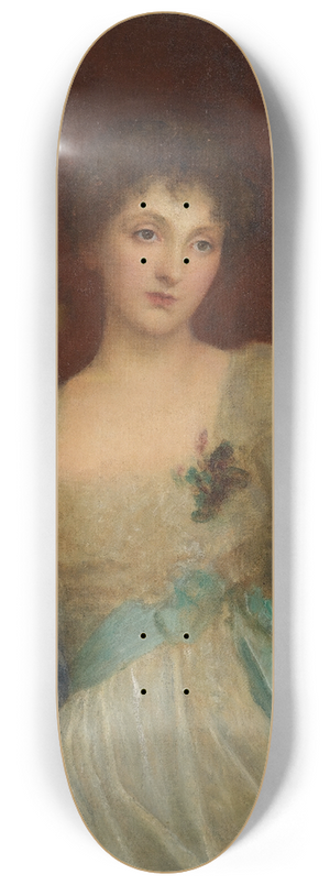 George Frederic Watts - Portrait Of Norah Bourke 8.25 inch art skate deck