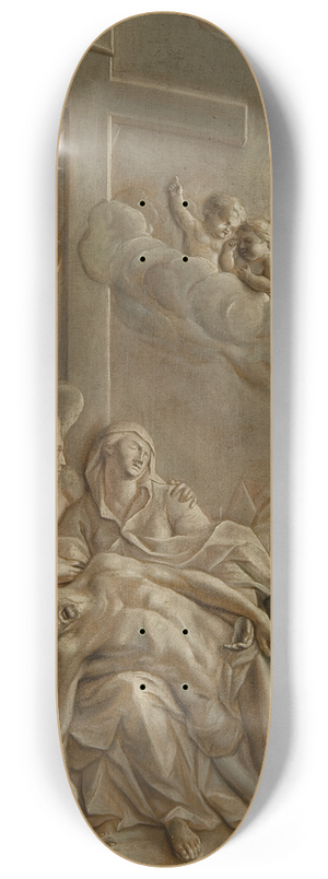 Jakob Kellner - Beweinung Christi 8.25 inch art skate deck