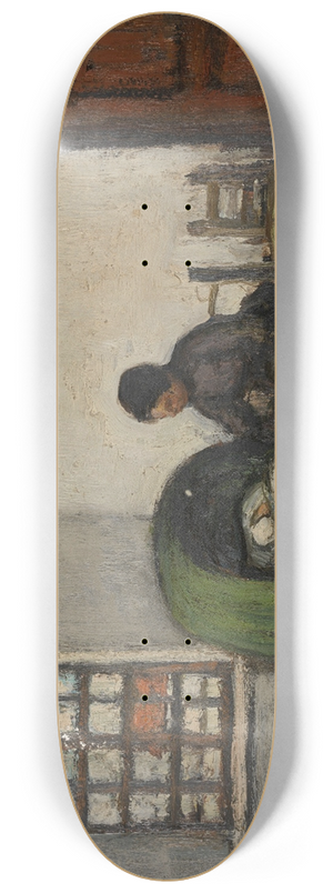 Jakob Smits - Interior with Cradle 8.25 inch art skate deck