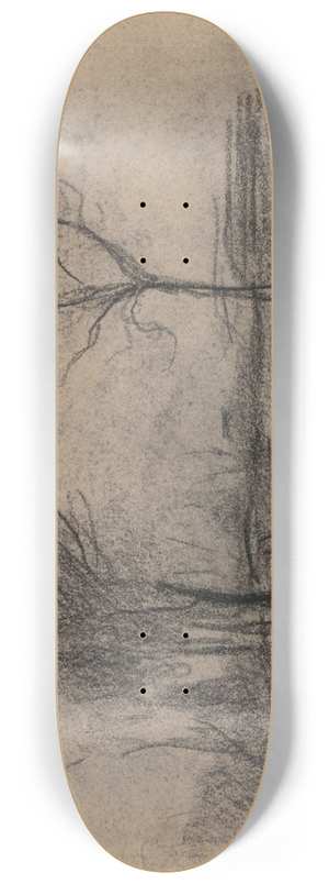 Jakob Smits - Trees 8.25 inch art skate deck