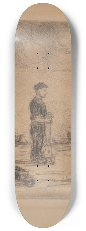 Jakob Smits - Young Peasant 8.25 inch art skate deck