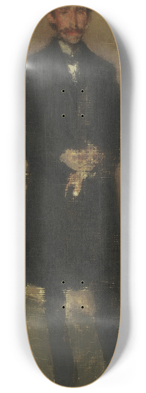 James Abbott McNeill Whistler - Alexander Arnold Hannay 8.25 inch art skate deck