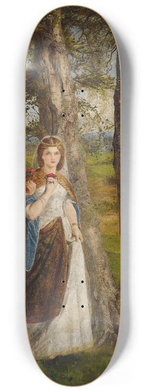 James Archer - Sir Launcelot And Queen Guinevere 8.25 inch art skate deck