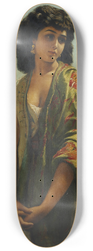 George Hamilton Barrable - Leila 8.25 inch art skate deck