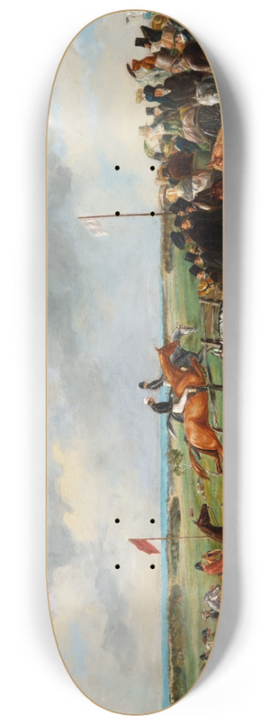 George Hamilton - The First Steeplechase In South Australia, 25 September 1846 8.25 inch art skate deck