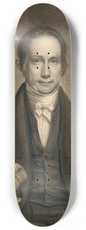 James Barton Longacre - Henry Clay 8.25 inch art skate deck