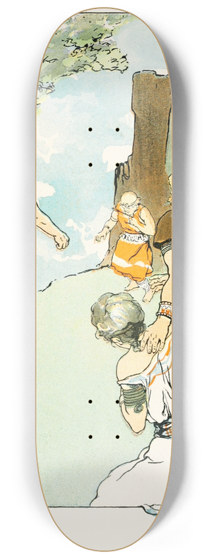 George Hand Wright - The little sprig of mistletoe pierced the heart of Balder 8.25 inch art skate deck George Hand Wright - The little sprig of mistletoe pierced the heart of Balder 8.25 inch art skate deck