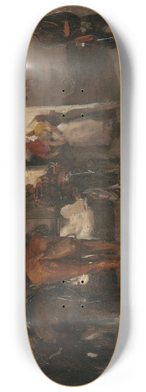 George Hendrik Breitner - Billeting the Troops 8.25 inch art skate deck
