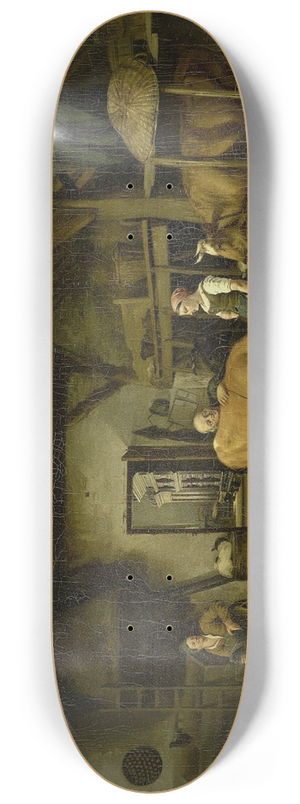 James de Rijk - Peasant Interior 8.25 inch art skate deck