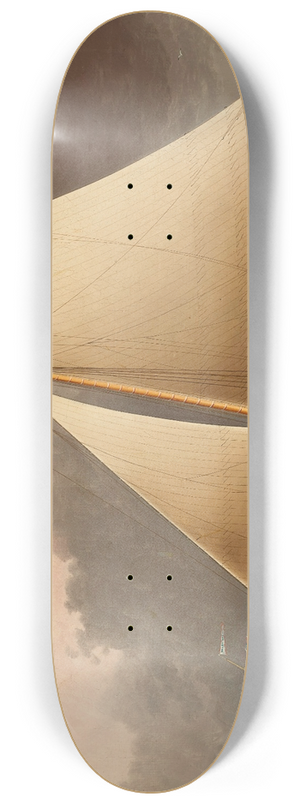 James Edward Buttersworth - Hudson River Sloop 8.25 inch art skate deck