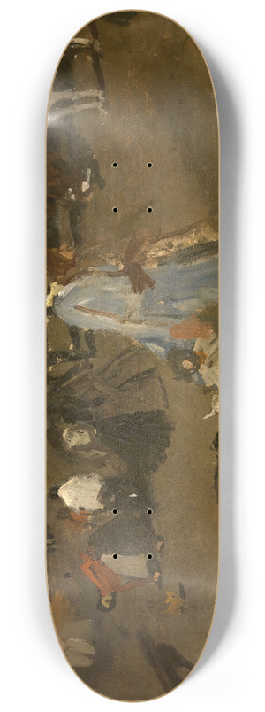 George Hendrik Breitner - Evening on Dam Square in Amsterdam 8.25 inch art skate deck