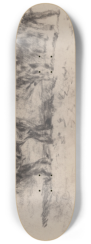 James Ensor - A Horses Span in Zealand 8.25 inch art skate deck