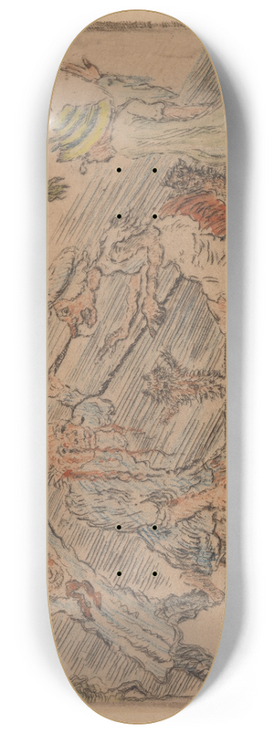 James Ensor - Anger 8.25 inch art skate deck