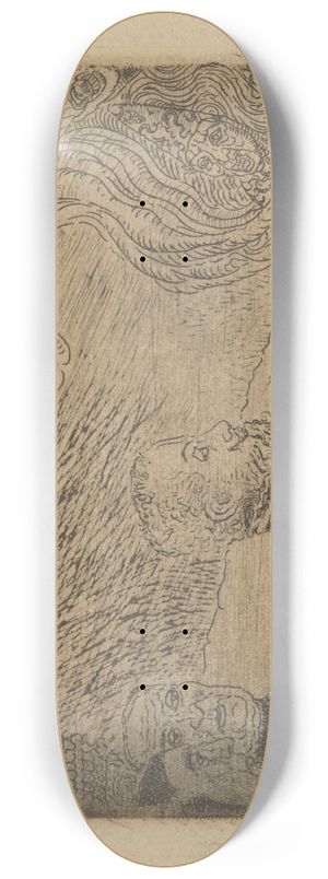 James Ensor - Auto-da-fe 8.25 inch art skate deck