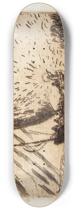 James Ensor - Christ in the Boat 8.25 inch art skate deck