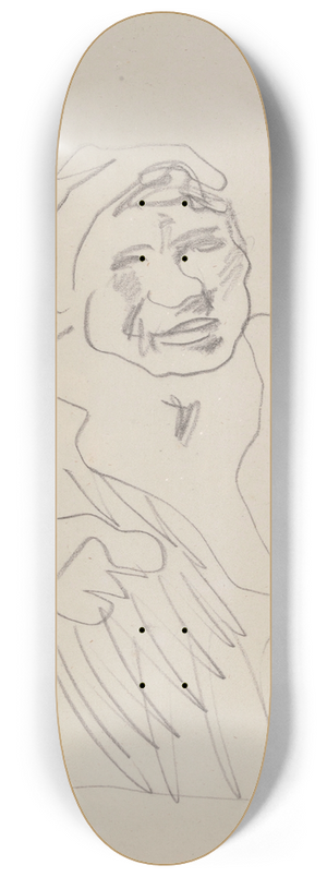 James Ensor - Copy after Goya 8.25 inch art skate deck