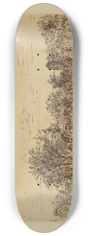 James Ensor - De boomgaard 8.25 inch art skate deck