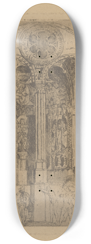 James Ensor - De geseling 8.25 inch art skate deck