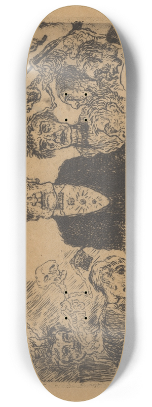 James Ensor - De hoogmoed 8.25 inch art skate deck