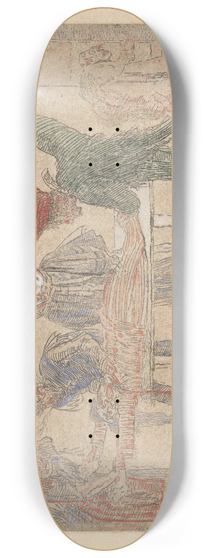 James Ensor - De Moord 8.25 inch art skate deck