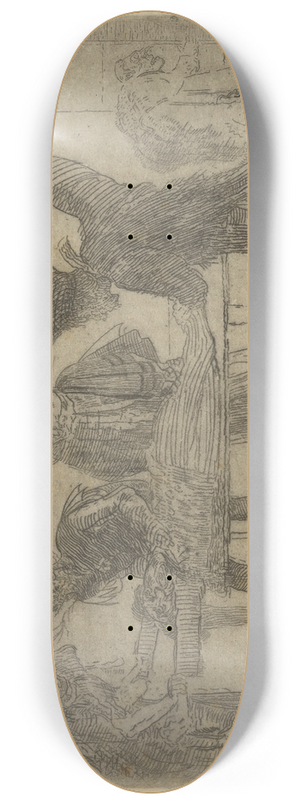 James Ensor - De Moord 8.25 inch art skate deck