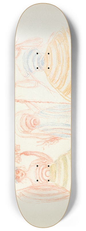 James Ensor - De schelpen 8.25 inch art skate deck