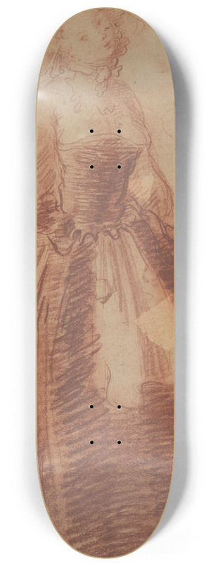 James Ensor - Dienstbode 8.25 inch art skate deck