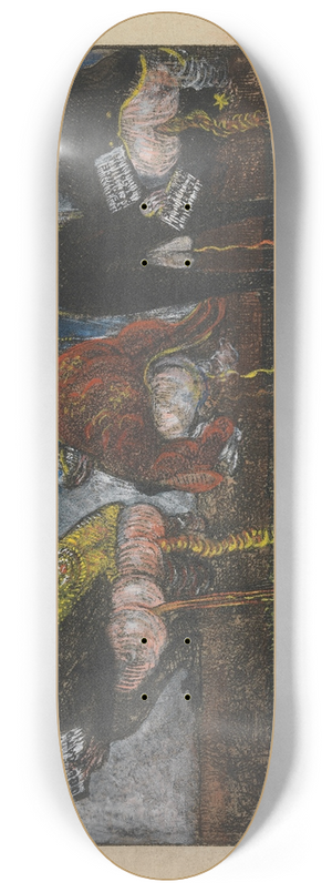 James Ensor - Doctrinal Nourishment 8.25 inch art skate deck