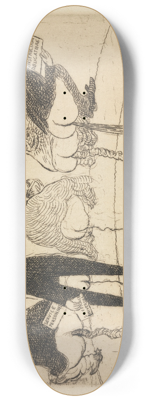 James Ensor - Doctrinal Nourishment 8.25 inch art skate deck