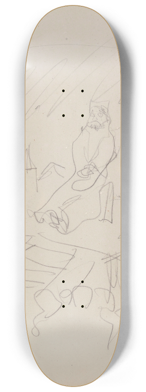 James Ensor - Execution by Garrote 8.25 inch art skate deck