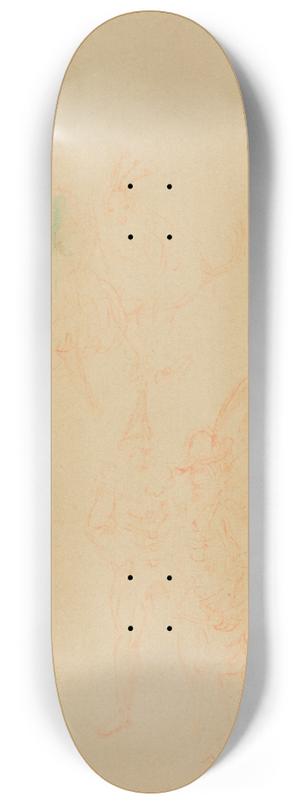 James Ensor - Figuren uit de liefdestuin 8.25 inch art skate deck