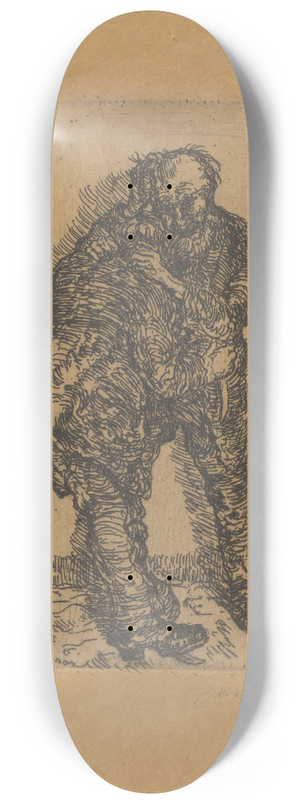 James Ensor - Het gevecht 8.25 inch art skate deck