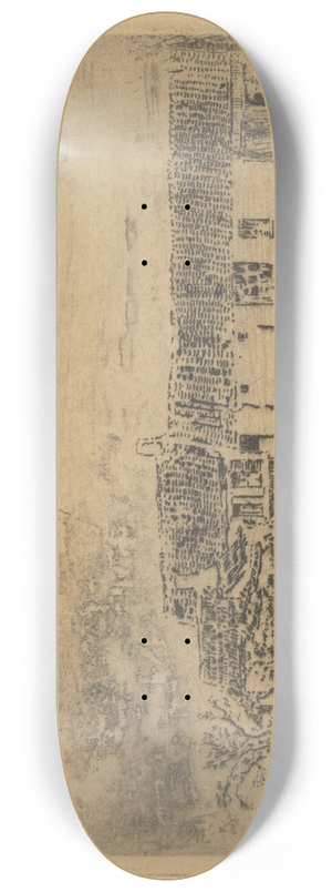 James Ensor - Hoeve te Leffinge 8.25 inch art skate deck