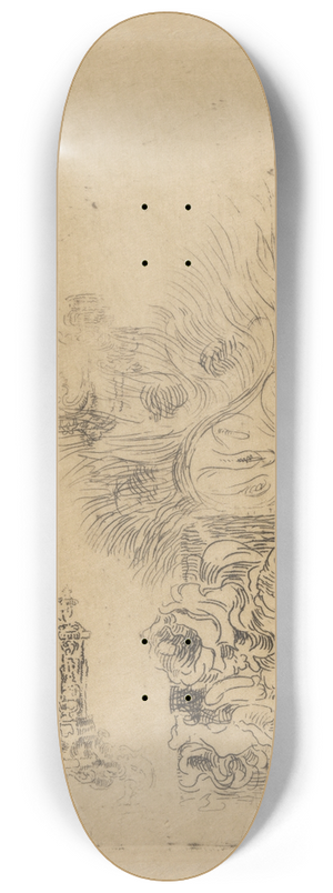 James Ensor - Kroonkandelaar en vaas 8.25 inch art skate deck