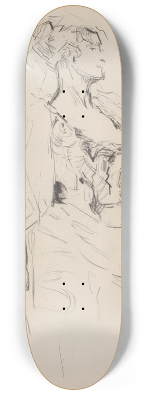 James Ensor - Lady 8.25 inch art skate deck