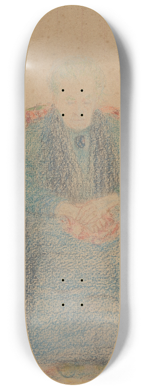 James Ensor - Mijn tante 8.25 inch art skate deck