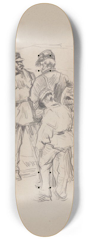James Ensor - Military Men 8.25 inch art skate deck