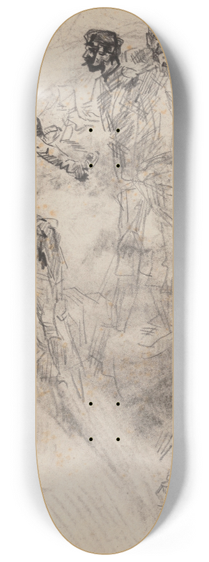 James Ensor - Military Men 8.25 inch art skate deck