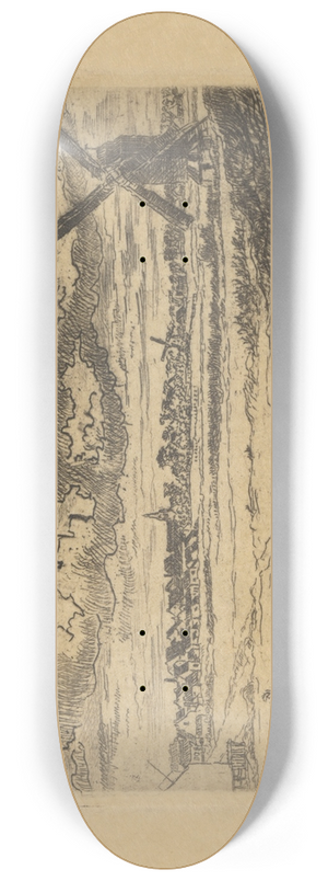 James Ensor - Molen te Slykens 8.25 inch art skate deck